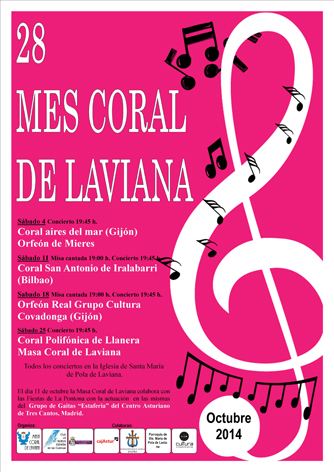 Cartel mes coral 2014