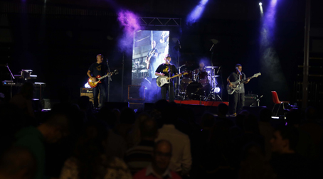 Actuación de Los Berrones  en la celebración del concierto solidario con motivo del 10º Aniversario de La Cuenca del Nalón 