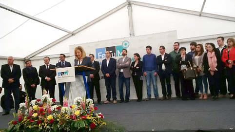 Inauguración de la primera edición de la Feria de Turismo Minero e Industrial (FETUMI) en 2016