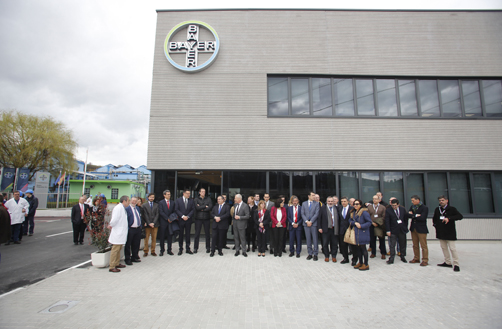 Presentación de las nuevas instalaciones de Bayer en Langreo.