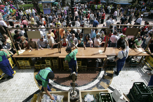 Festival de la sidra en La Felguera.