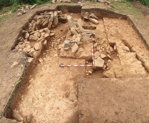 Excavación arqueológica en la campa L´Españal.