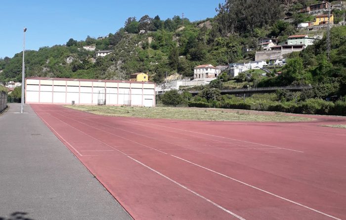 Pista de atletismo de El Entrego.