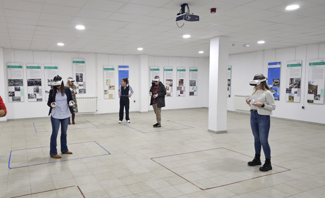 Exposición de realidad virtual 'Enciende la térmica' en el Pozo Sotón.