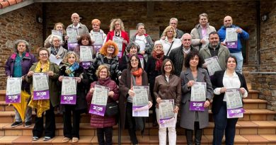 Presentación de la campaña del 25N del pasado año en Caso.
