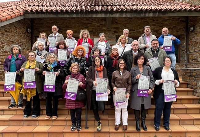 Presentación de la campaña del 25N del pasado año en Caso.