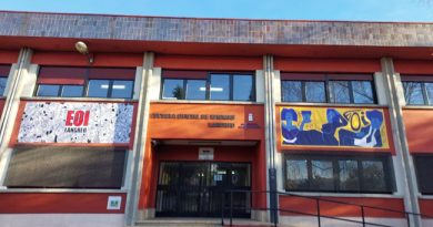 La Escuela Oficial de Idiomas de Langreo inaugura dos murales realizados por el alumnado del IES Cuenca del Nalón La Escuela Oficial de Idiomas de Langreo inaugura dos murales realizados por el alumnado del IES Cuenca del Nalón