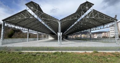 Recinto ferial de los Talleres del Conde una vez concluidas las obras.