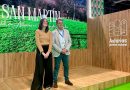 Cintia Ordóñez y Martín Ardines en la presentación en Fitur del video de promoción de San Martín.