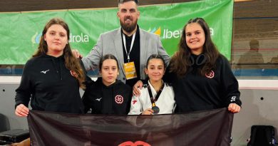 Jimena Álvarez, subcampeona de España de judo