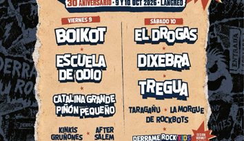 «Escuela de odio», “El Drogas”, “Boikot” y “Dixebra” estarán en el Derrame Rock