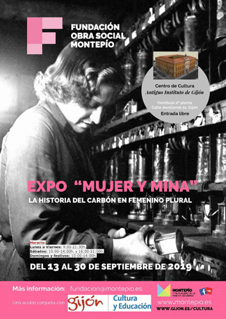 mujer y mina, exposicion, gijon, mineria, asturias