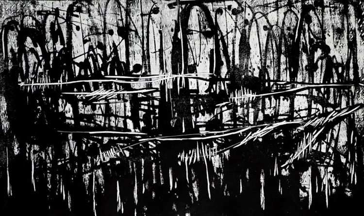 Triple valla, obra de Verónica Domingo, ganadora de Art Nalon 2021.