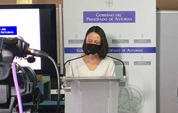 Rueda de prensa de la consejera de Derechos Sociales y Bienestar y portavoz del Gobierno, Melania Álvarez, para informar de los acuerdos adoptados por el Consejo de Gobierno.